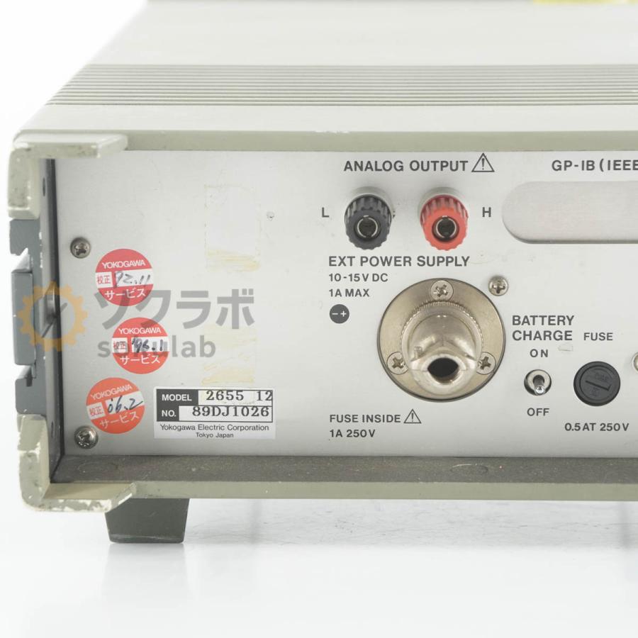 DW]USED 8日保証 08/2023CAL YOKOGAWA 2655 12 DIGITAL MANOMETER
