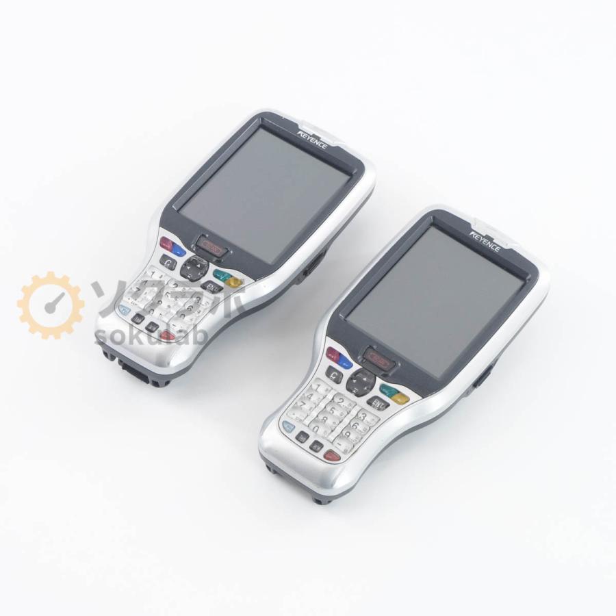 JB]USED 保証なし 2台セット KEYENCE BT-W100 ハンディターミナル 充電