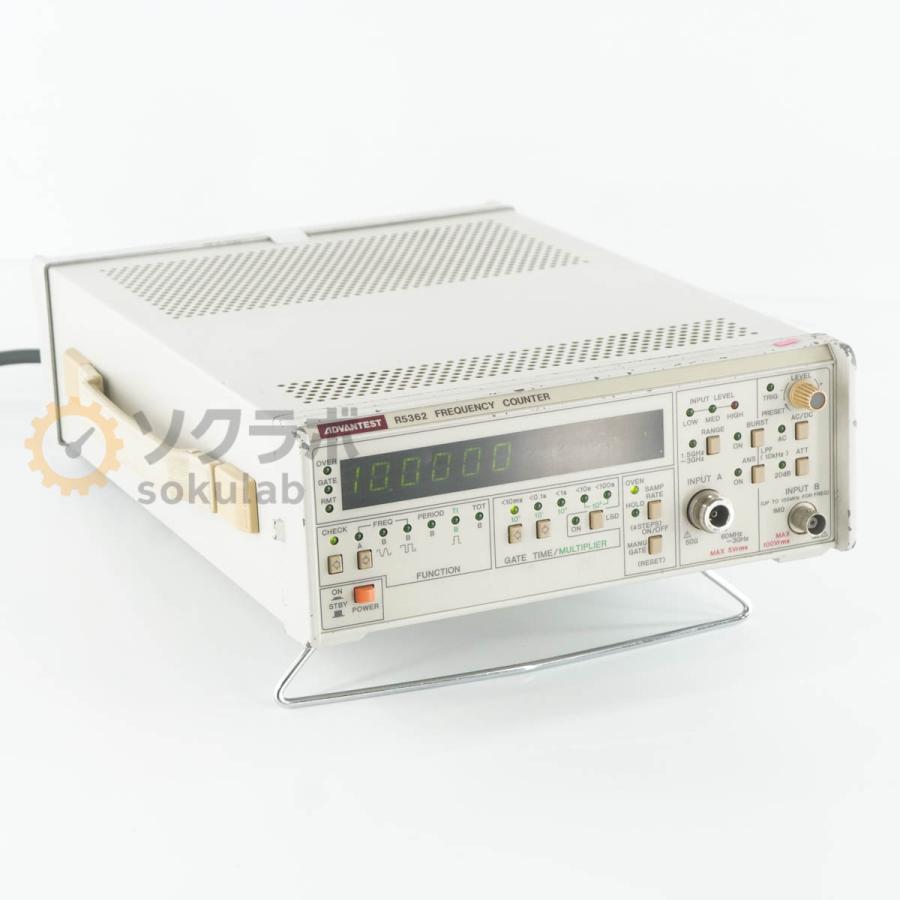 DW]USED 8日保証 12/2022CAL ADVANTEST R5362 FREQUENCY COUNTER