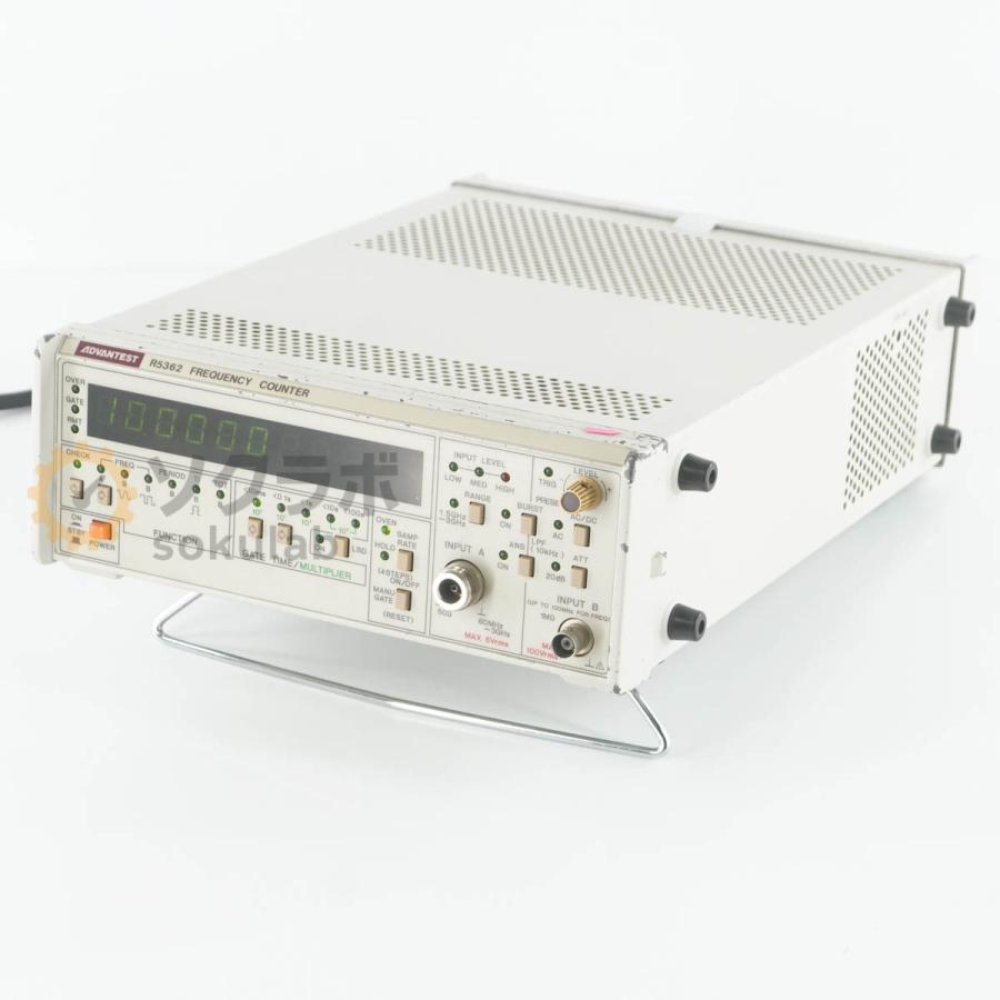 DW]USED 8日保証 12/2022CAL ADVANTEST R5362 FREQUENCY COUNTER