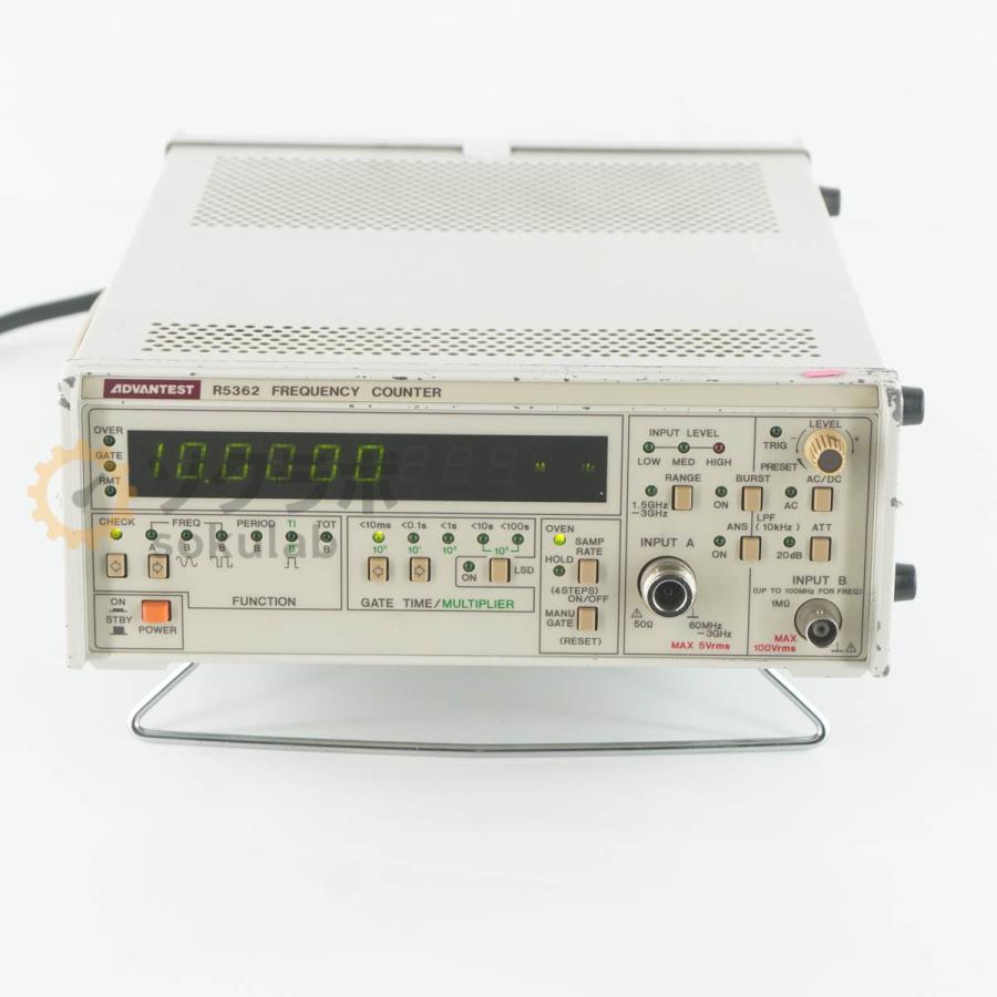 ADVANTEST R5362 周波数カウンター DW]USED 8日保証 12/2022CAL ADVANTEST R5362 FREQUENCY COUNTER