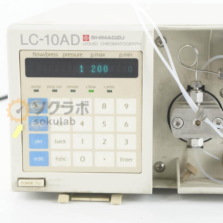 [DW]USED 8日保証 SHIMADZU LC-10AD HPLC LIQUID CHROMATOGRAPH 送液ユニット Pump 送液 ...