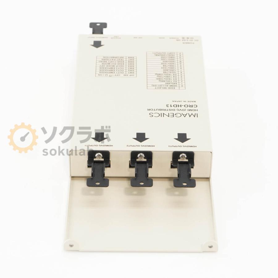 PG]USED 8日保証 21台入荷 IMAGENICS CRO-HD13 HDMI 1入力3分配器 (DVI