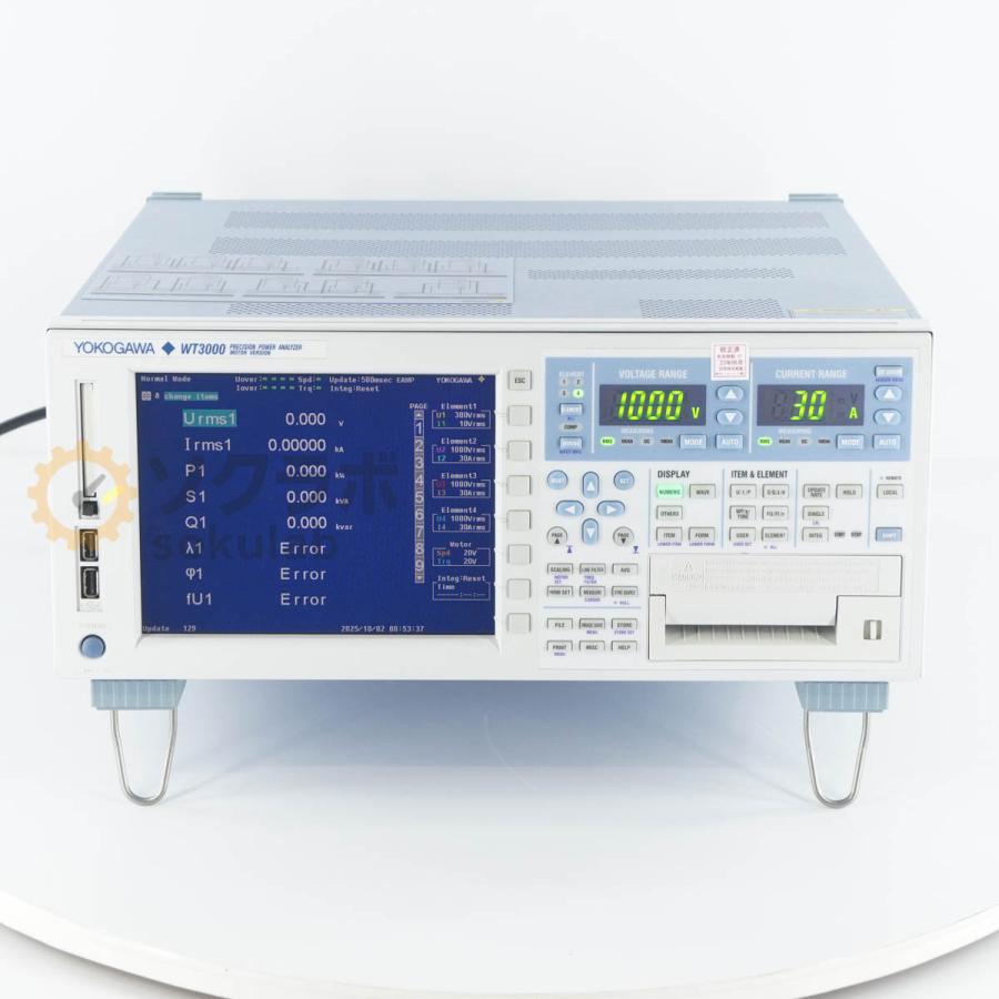 [JB]USED 保証なし YOKOGAWA WT3000 760304-04-MV-M/G6/B5/DT/FQ/DA/V1/C12/C7 ...