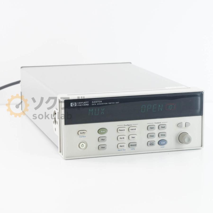 [DW]USED 8日保証 hp 34970A DATA ACQUISITION/SWITCH UNIT データ収集 データロガー スイッチ ...