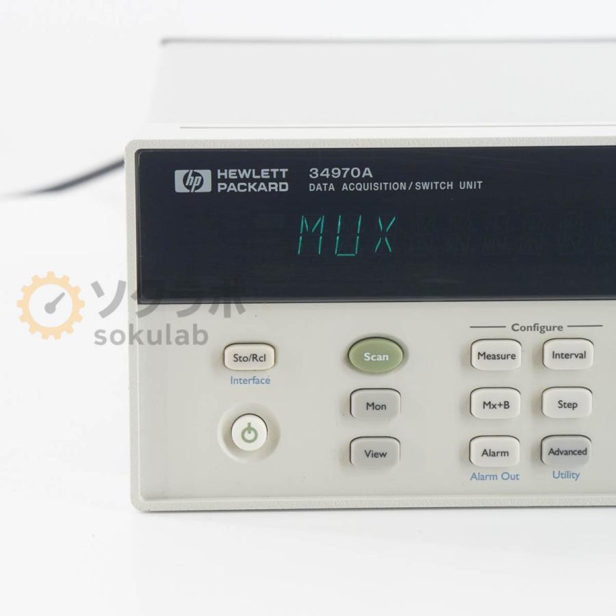 [DW]USED 8日保証 hp 34970A DATA ACQUISITION/SWITCH UNIT データ収集 データロガー スイッチ ...