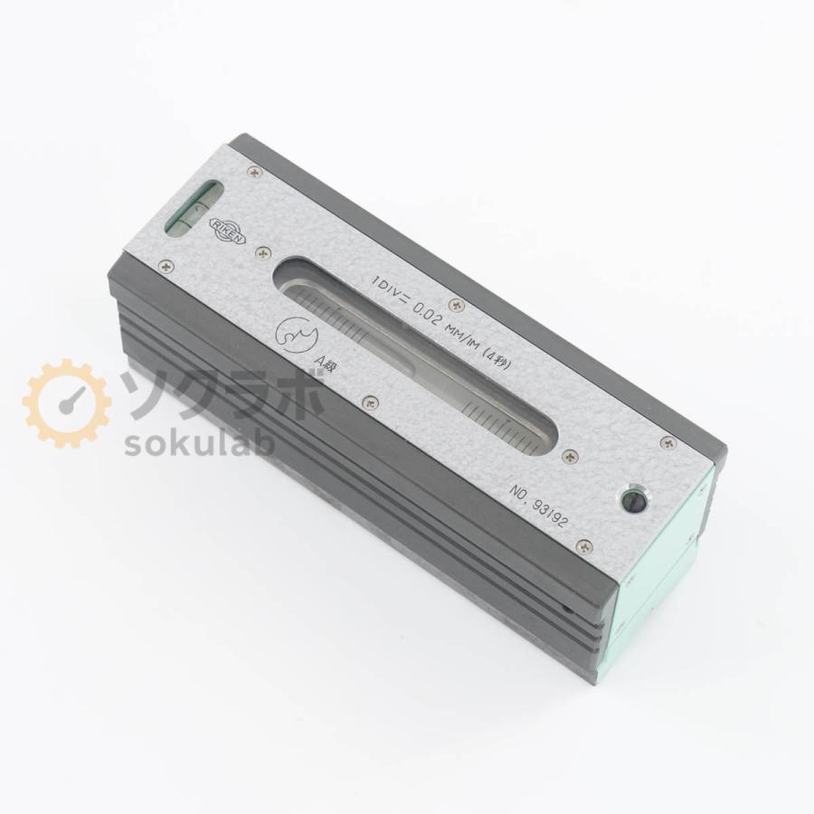 [DW]USED 8日保証 RIKEN KEISOKUKI PRECISION FLAT LEVEL 精密平型水準器 平形水準器 精密水準器 ...