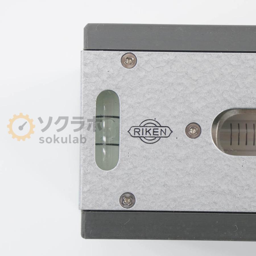 [DW]USED 8日保証 RIKEN KEISOKUKI PRECISION FLAT LEVEL 精密平型水準器 平形水準器 精密水準器 ...
