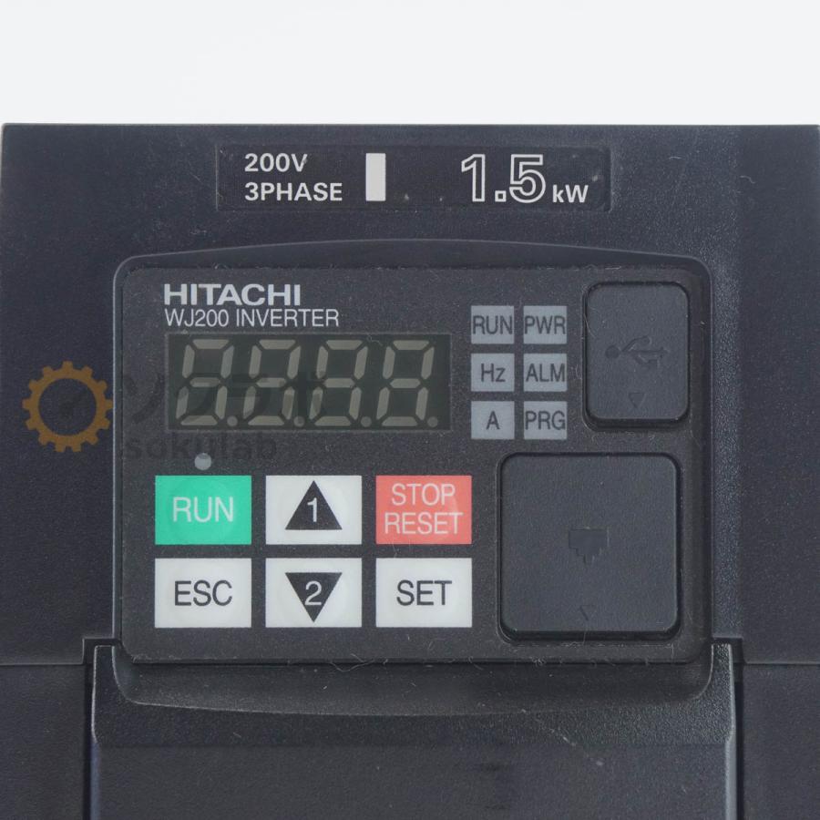 [PG]USED 8日保証 HITACHI WJ200-015LF WJ200 インバーター INVERTER 200V 3PHASE 1 ...