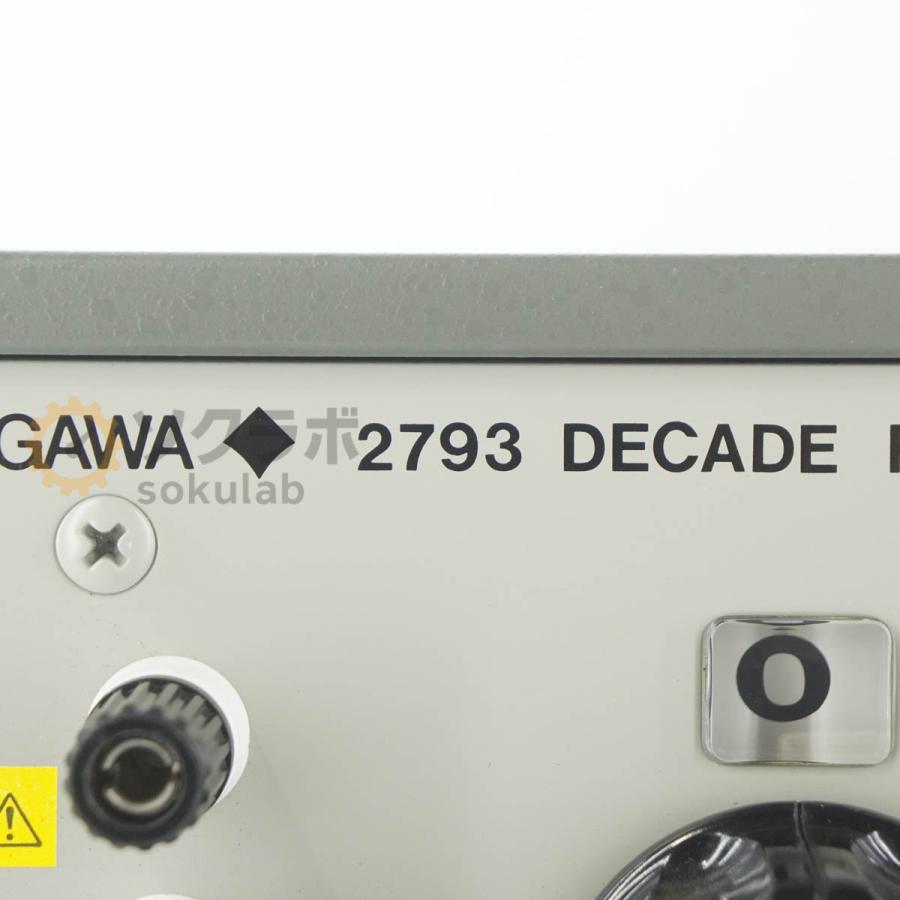 DW]USED 8日保証 YOKOGAWA 2793 279301 DECADE RESISTANCE BOX 6