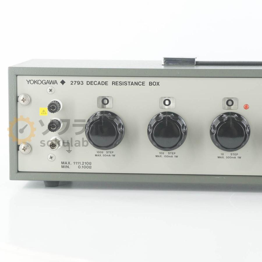 DW]USED 8日保証 YOKOGAWA 2793 279301 DECADE RESISTANCE BOX 6