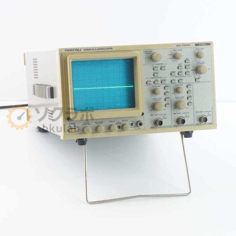 IWATSU 岩通 オシロスコープ SS-7804 40MHz JB]USED 保証なし IWATSU SS-7804 OSCILLOSCOPE オシロスコープ 40MHz