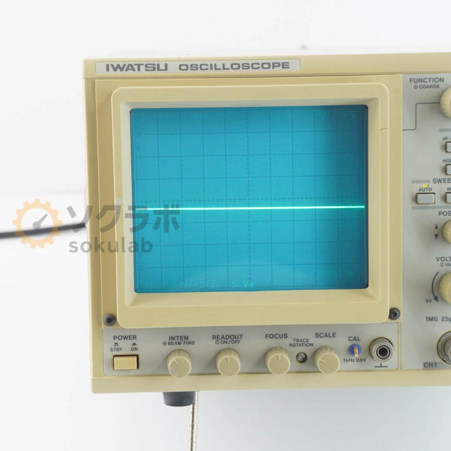 JB]USED 保証なし IWATSU SS-7804 OSCILLOSCOPE オシロスコープ 40MHz