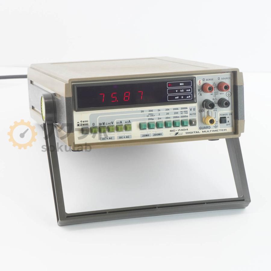 [DW]USED 8日保証 IWATSU SC-7404 DMM DIGITAL MULTIMETER デジタルマルチメーター [07641-0079] | 