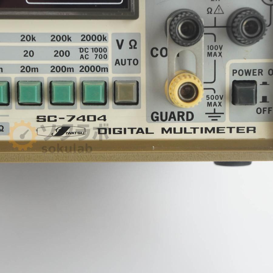 [DW]USED 8日保証 IWATSU SC-7404 DMM DIGITAL MULTIMETER デジタルマルチメーター [07641-0079] |  | 11