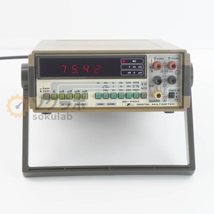 [DW]USED 8日保証 IWATSU SC-7404 DMM DIGITAL MULTIMETER デジタルマルチメーター [07641-0079] |  | 02