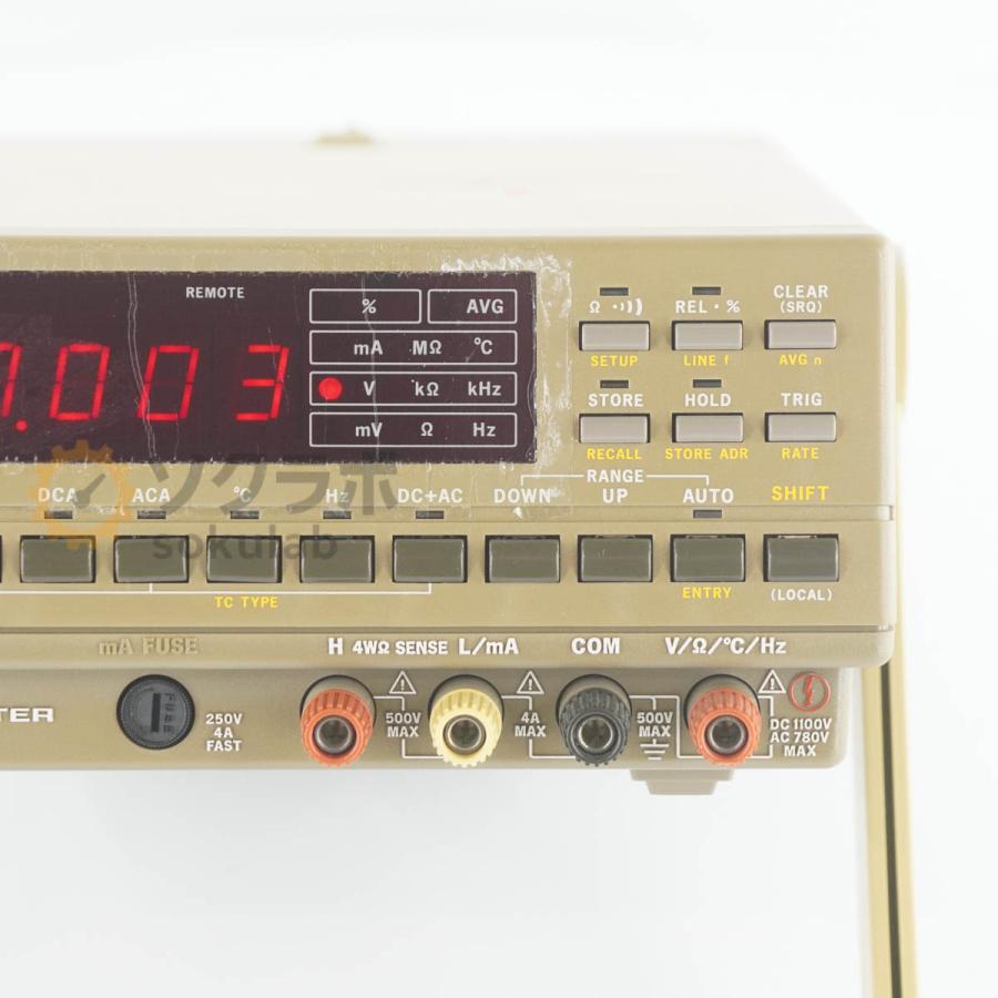 [DW]USED  IWATSU VOAC 7513 DIGITAL MULTIMETER DMM デジタルマルチメーター SC-303A 取扱説明書 [07641-0101] |  | 04