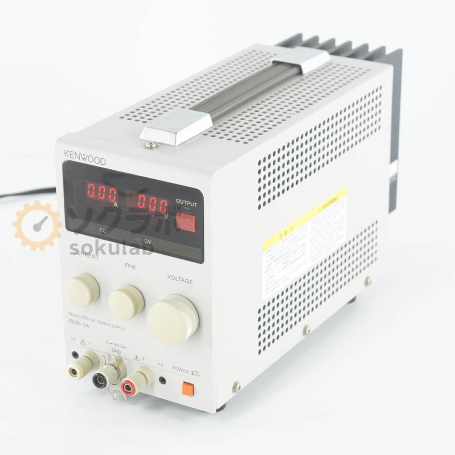 JB]USED 保証なし KENWOOD PA18-3A PA-A REGULATED DC POWER SUPPLY