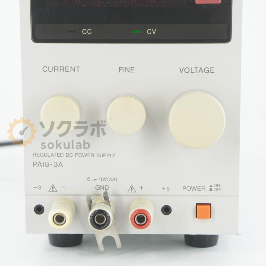 JB]USED 保証なし KENWOOD PA18-3A PA-A REGULATED DC POWER SUPPLY