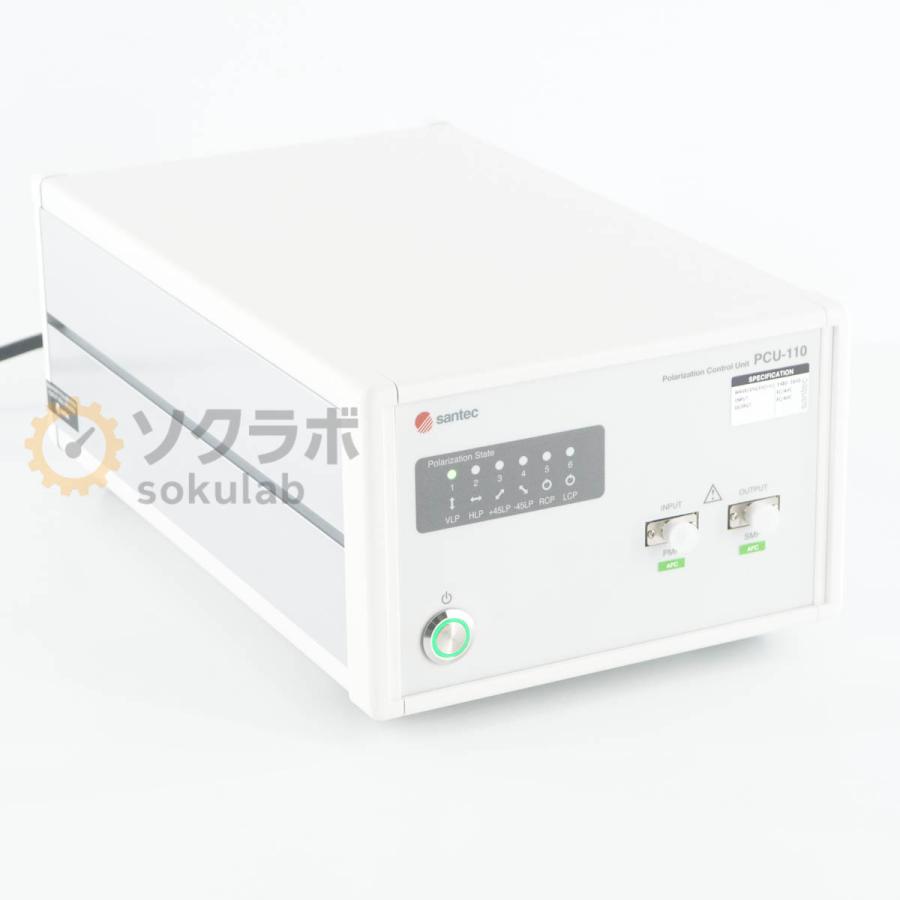 [JB]USED 保証なし santec PCU-110 2PFAPAP Polarization Control Unit 偏波コントロール ...