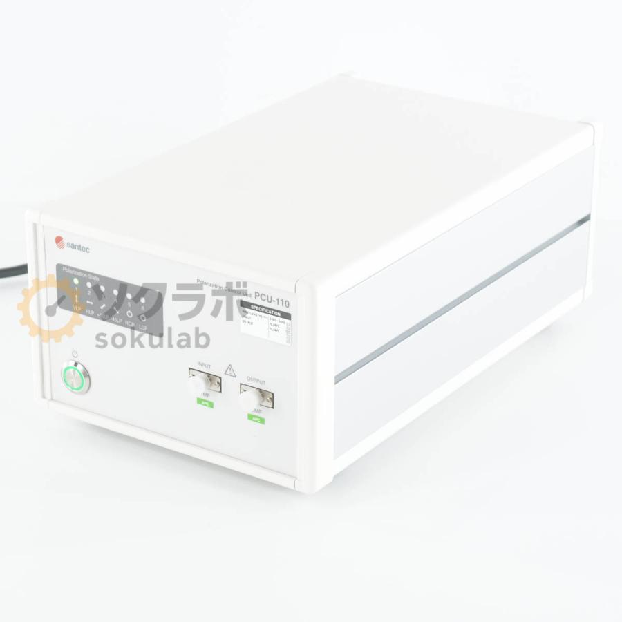 [JB]USED 保証なし santec PCU-110 2PFAPAP Polarization Control Unit 偏波コントロール ...