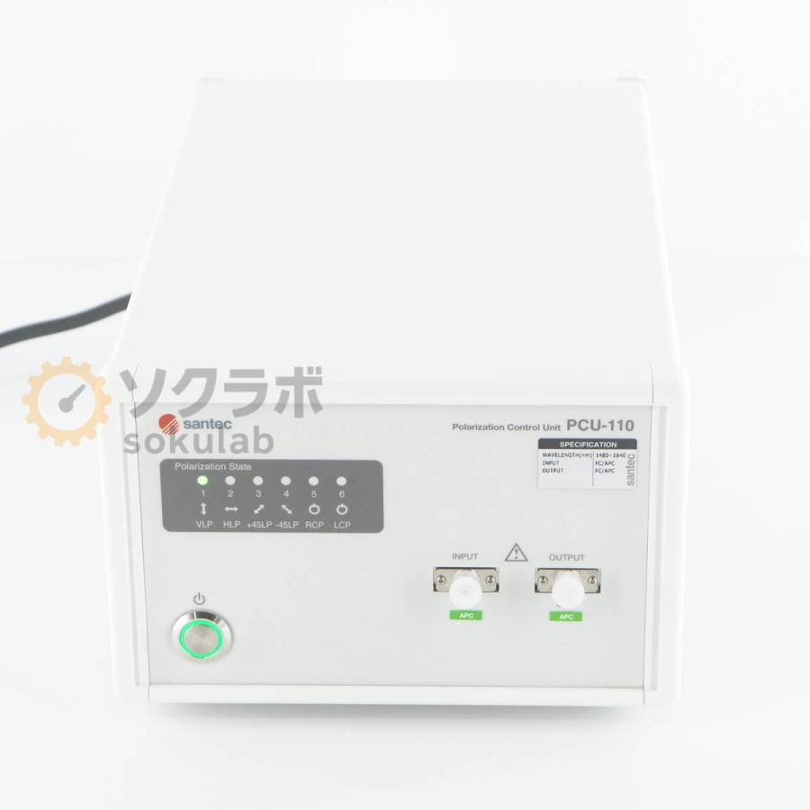 [JB]USED 保証なし santec PCU-110 2PFAPAP Polarization Control Unit 偏波コントロール ...