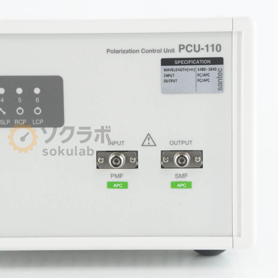 [JB]USED 保証なし santec PCU-110 2PFAPAP Polarization Control Unit 偏波コントロール ...