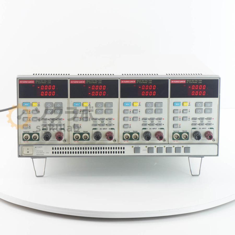 [JB]USED 保証なし 4台搭載 KEISOKU GIKEN 3310 3300A DC ELECTRONIC LOAD 電子負荷装置 ...
