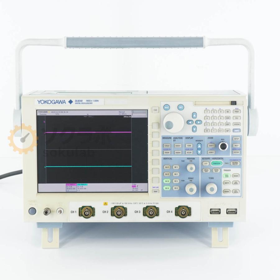 [DW]USED 8日保証 YOKOGAWA DL9240 701312-M-HJ/B5/P2/C8 DIGITAL OSCILLOSCOPE ...