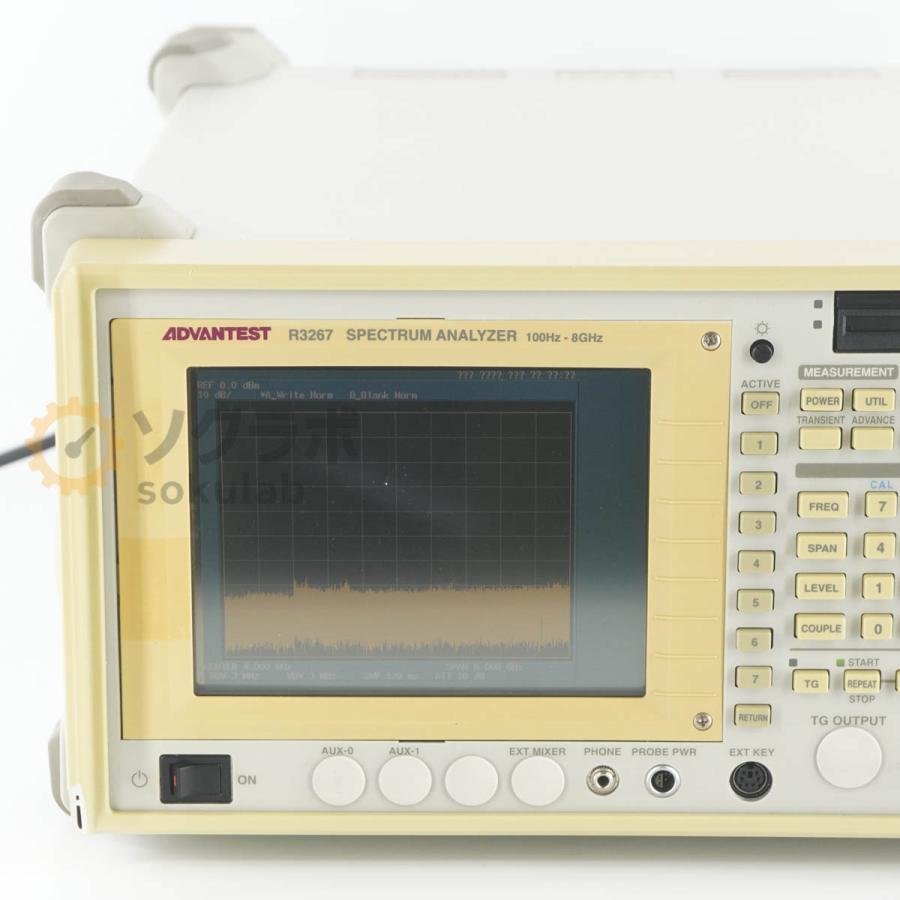 [DW]USED 8日保証 ADVANTEST R3267 SPECTRUM ANALYZER スペクトラムアナライザー スペアナ OPT ...