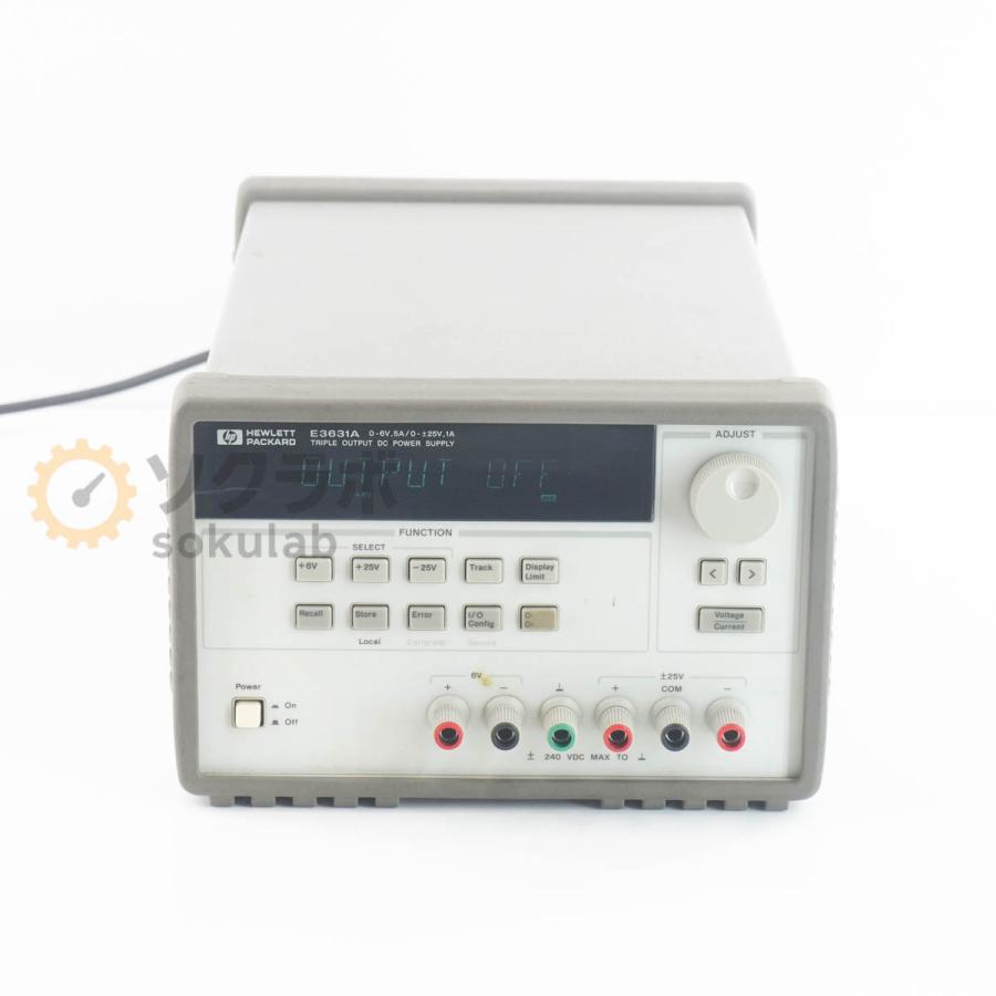 [JB]USED 保証なし hp E3631A TRIPLE OUTPUT DC POWER SUPPLY トリプル出力電源 DC電源 直流 ...