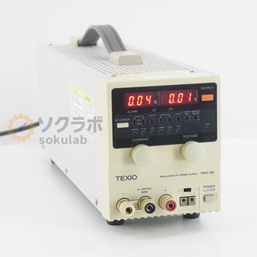 DW]USED 8日保証 TEXIO PA10-5B PA-B REGULATED DC POWER SUPPLY 直流