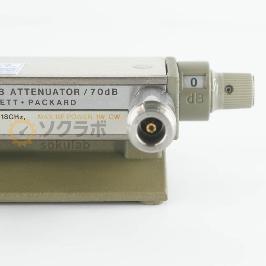 [DW]USED 8日保証 hp 8495B ATTENUATOR アッテネーター 減衰器 OPT 001 DC-18GHz 70dB ...