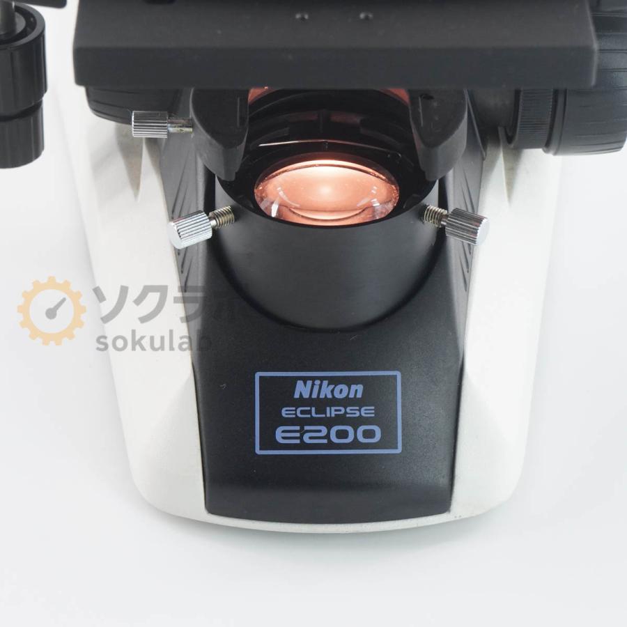 [DW]USED 8日保証 NIKON ECLIPSE E200 Microscope 顕微鏡 CFI10×/20 10×/0.25 40× ...