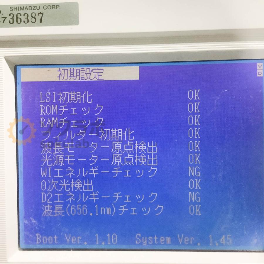 JB]USED 保証なし SHIMADZU UVmini-1240 UV-VIS SPECTROPHOTOMETER