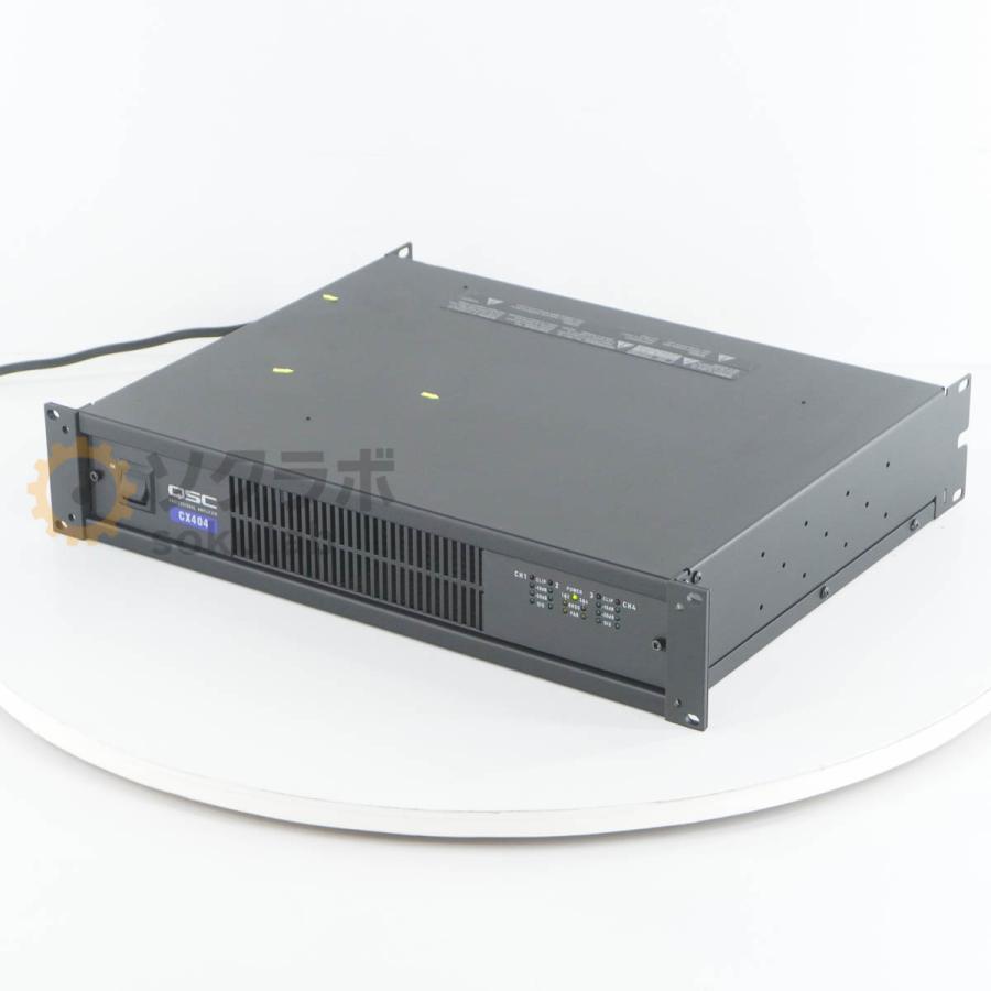 CX404 QSC パワーアンプ　PROFESSIONAL AMPLIFIER PG]USED 8日保証 7台入荷 QSC CX404 音響特機 パワーアンプ