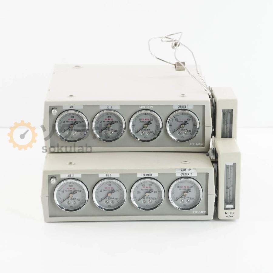 [DW]USED 8日保証 SHIMADZU CFC-14PM Flow Controller for GC Gas Chromatograph 島津製作所 フローコントローラー ガスクロマトグラフ用 [07902-0106] |  | 02