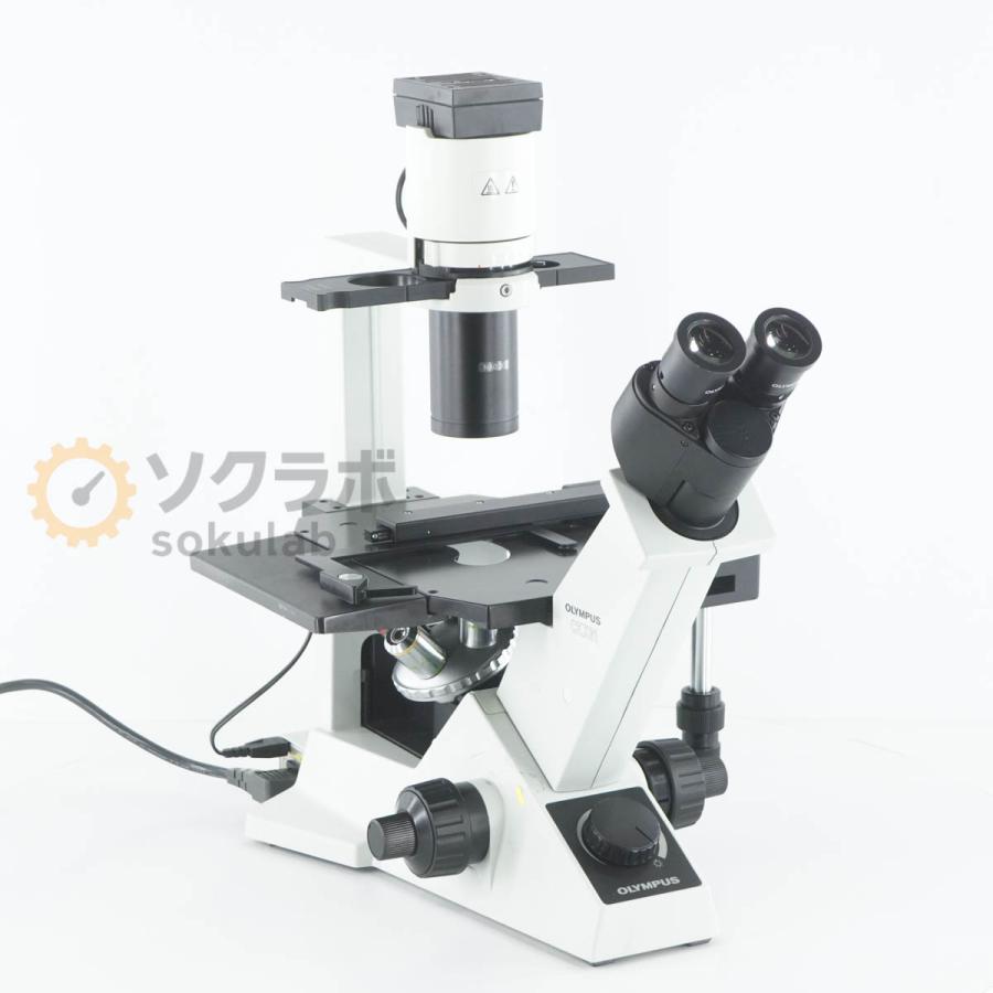 [DW]USED 8日保証 OLYMPUS CKX31SF CKX31 Microscope 倒立顕微鏡 10×/20 UPlanFL N 4 ...