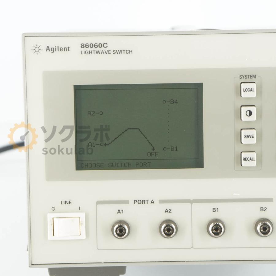 [DW]USED 8日保証 Agilent 86060C LIGHTWAVE SWITCH 光スイッチ OPT 002 012 050 109 ...
