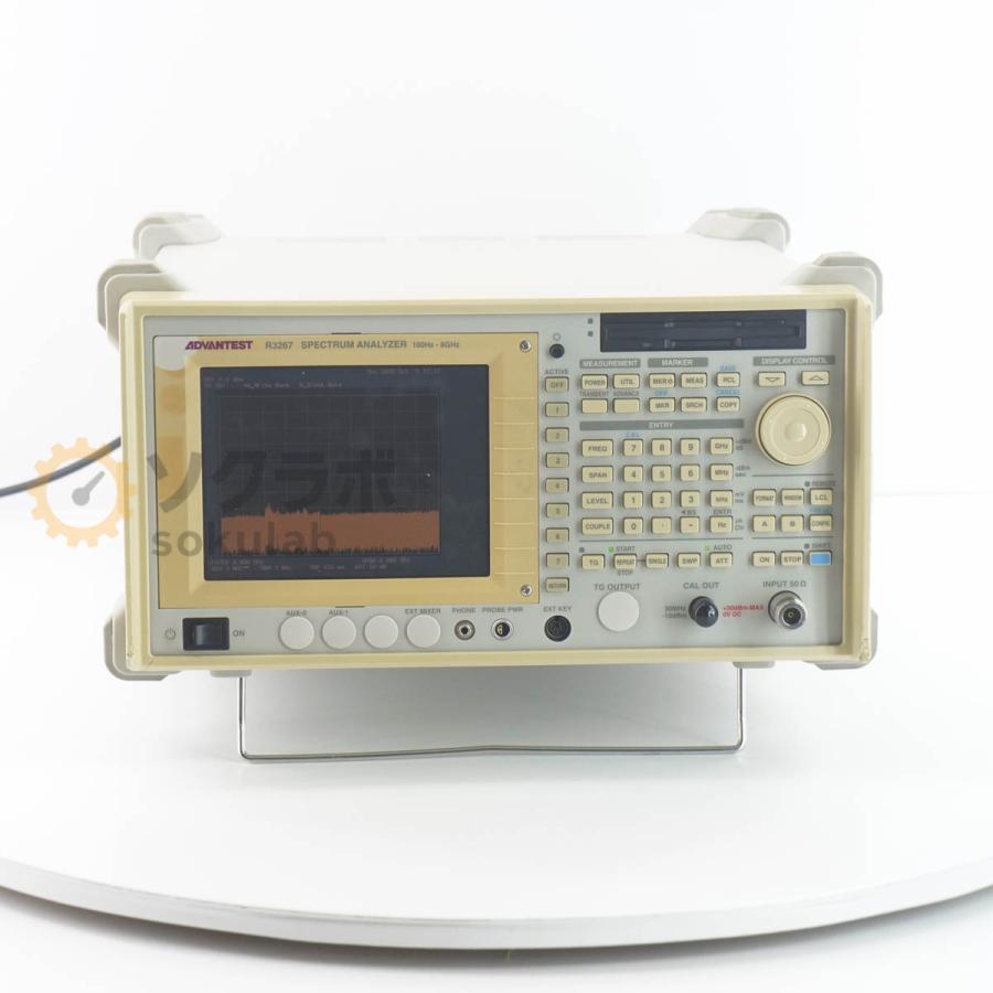 [DW]USED 8日保証 ADVANTEST R3267 SPECTRUM ANALYZER スペクトラムアナライザー スペアナ OPT ...