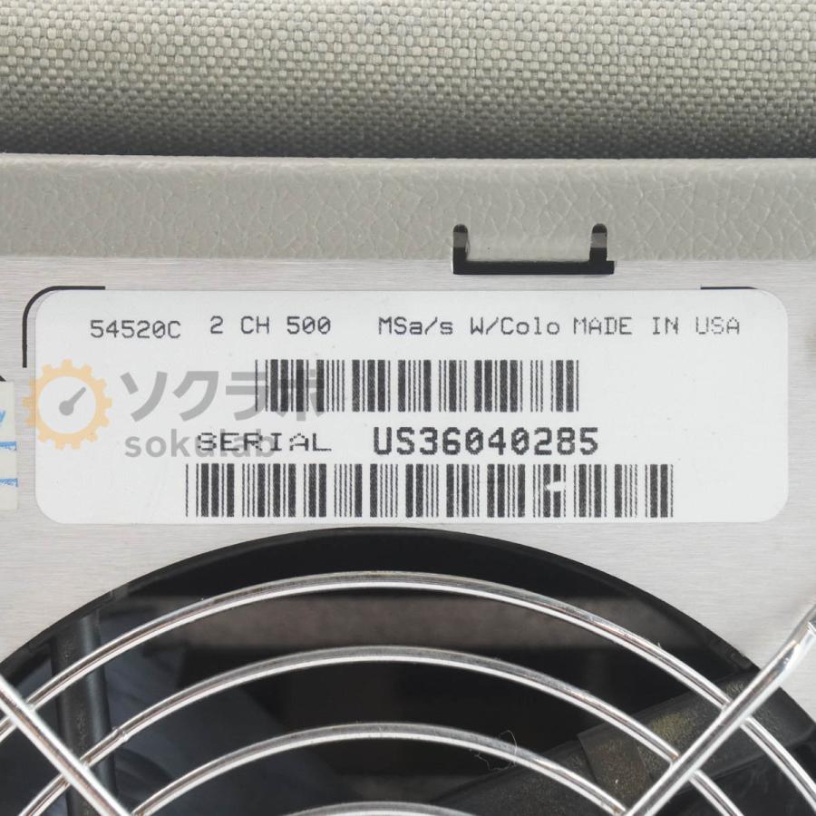 [JB]USED 保証なし hp 54520C OSCILLOSCOPE オシロスコープ 500MHz 1GSa/s-500MSa/s 電源コード [07918-0100] |  | 08