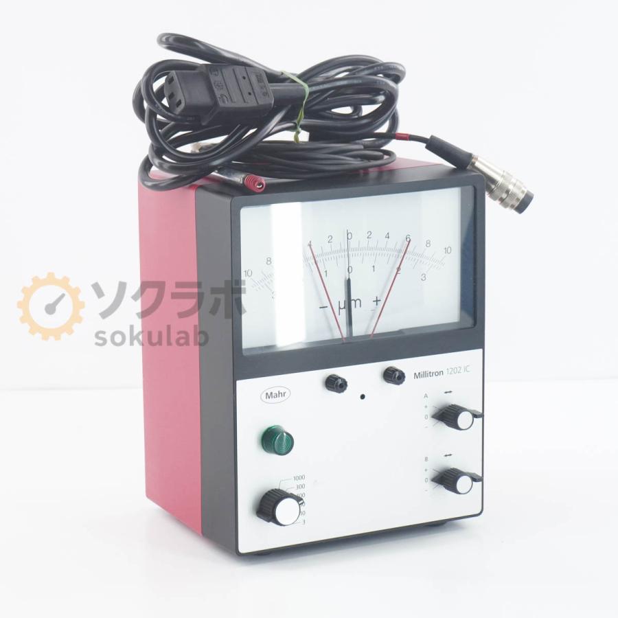 [DW]USED 8日保証 Mahr Millitron 1202 IC Indicator 電子マイクロインジケーター ミリトロン ...