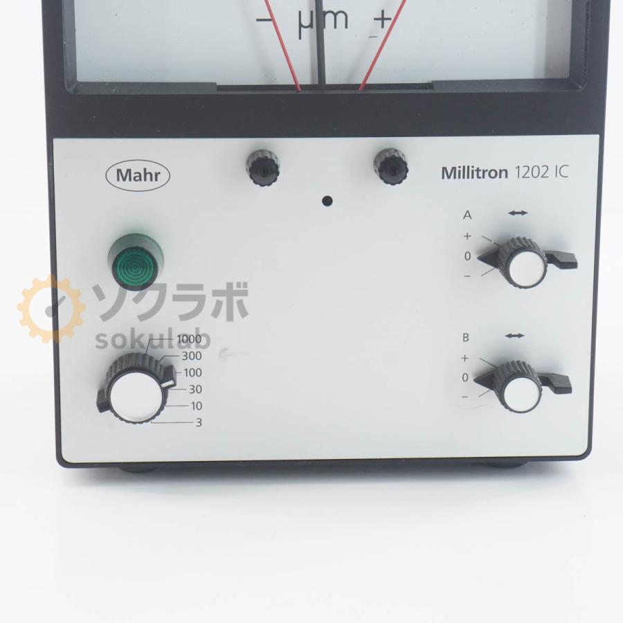 [DW]USED 8日保証 Mahr Millitron 1202 IC Indicator 電子マイクロインジケーター ミリトロン ...