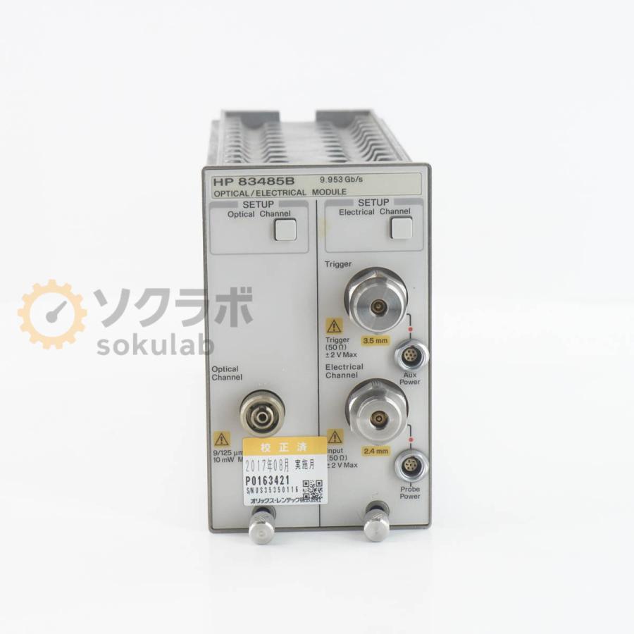 [DW]USED 8日保証 hp 83485B OPTICAL/ELECTRICAL MODULE Oscilloscope Module 光 ...