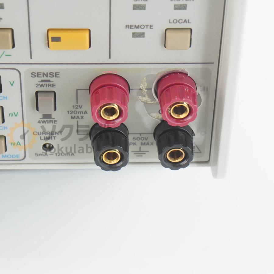JB]USED 保証なし ADVANTEST R6142 PROGRAMMABLE DC VOLTAGE/CURRENT