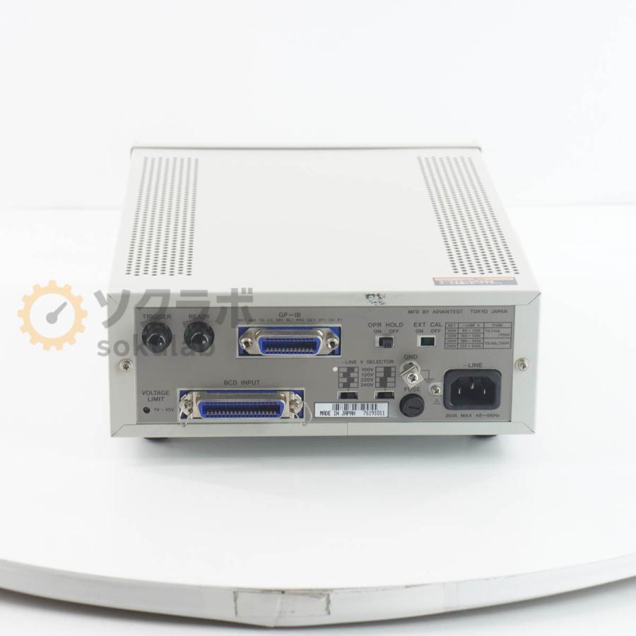 JB]USED 保証なし ADVANTEST R6142 PROGRAMMABLE DC VOLTAGE/CURRENT