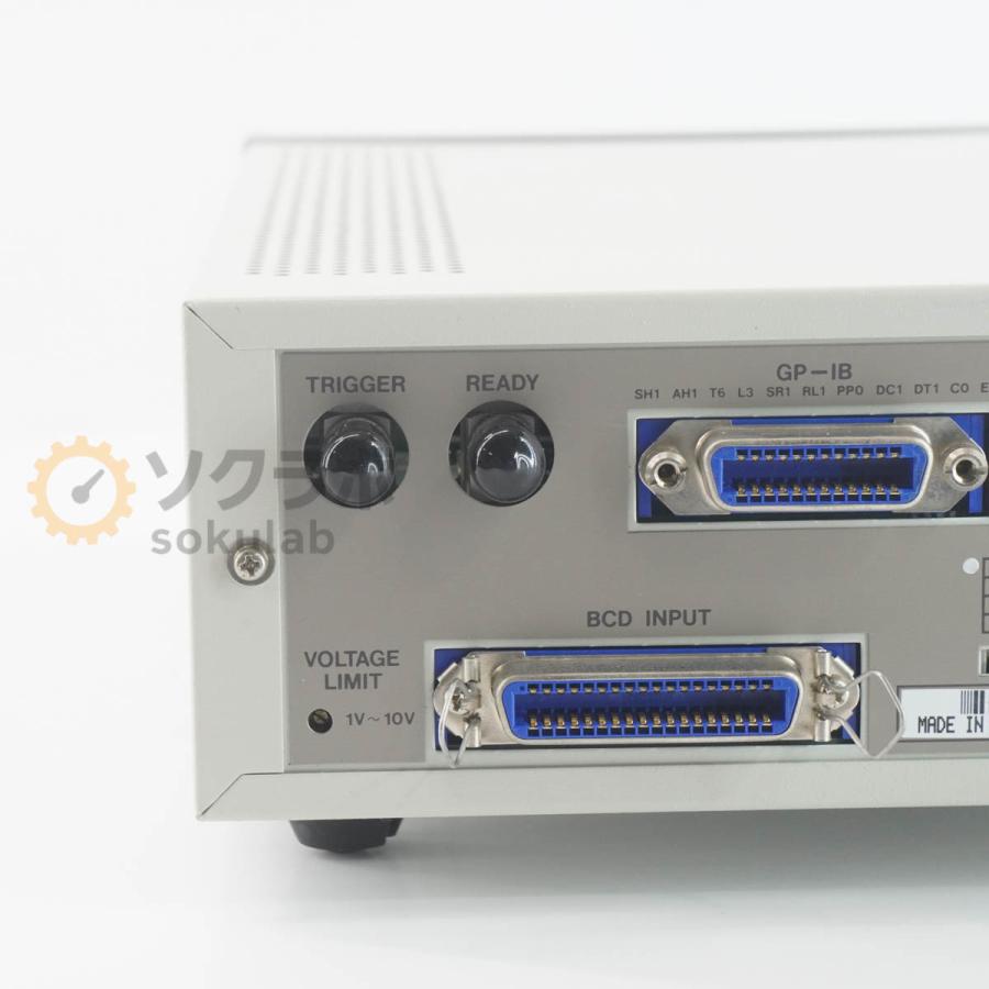 JB]USED 保証なし ADVANTEST R6142 PROGRAMMABLE DC VOLTAGE/CURRENT