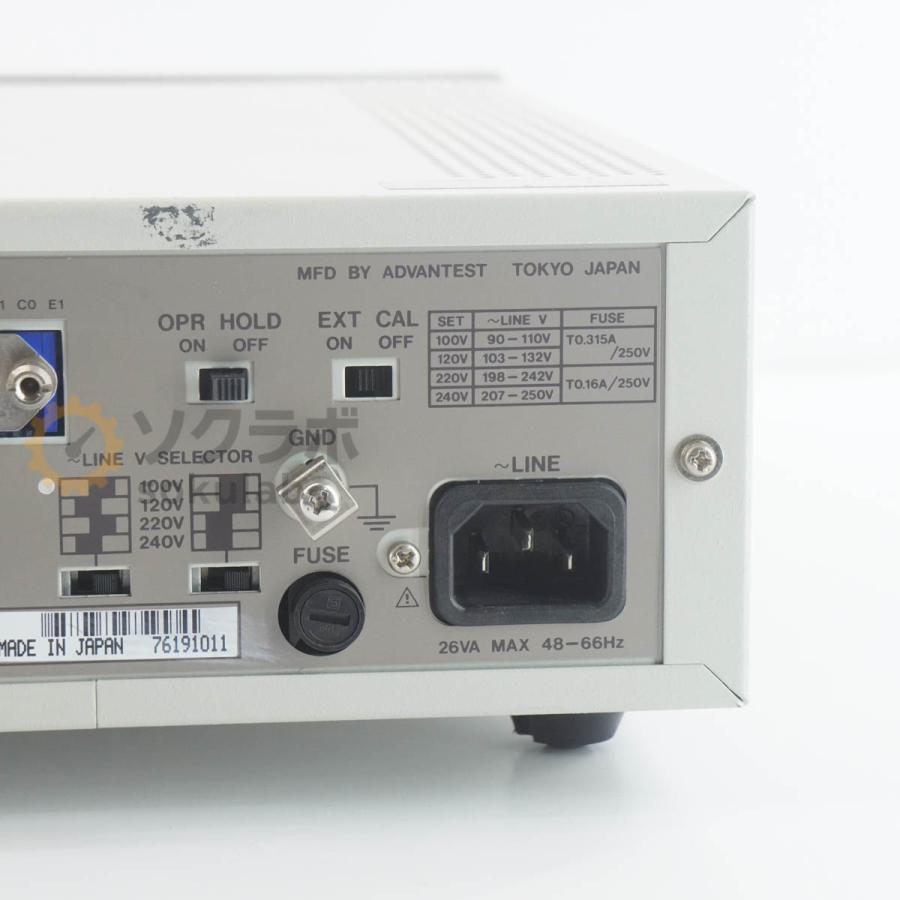 JB]USED 保証なし ADVANTEST R6142 PROGRAMMABLE DC VOLTAGE/CURRENT