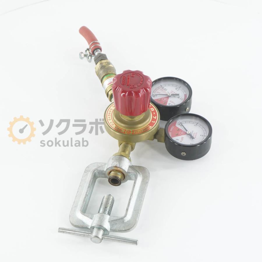 [PG]USED 8日保証 ヤマト産業 YAMATO YR-71 ガス圧力調整器 レギュレーター アセチレン 溶断用調整器 [07934-0002] |  | 11