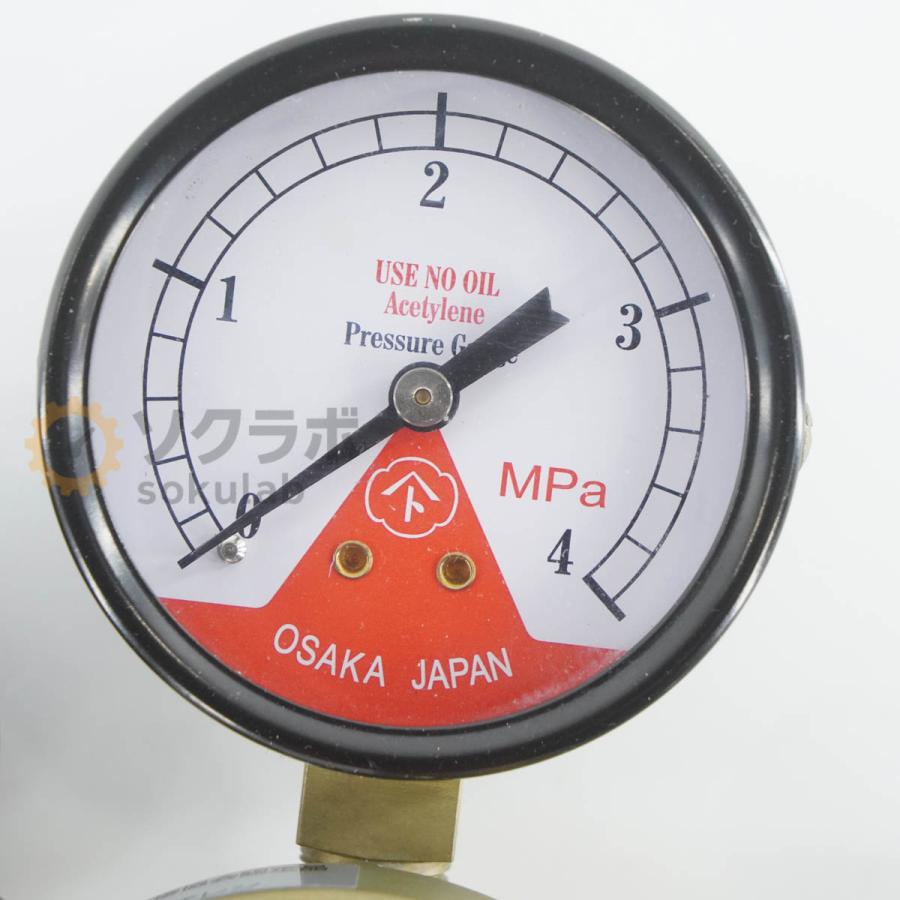 [PG]USED 8日保証 ヤマト産業 YAMATO YR-71 ガス圧力調整器 レギュレーター アセチレン 溶断用調整器 [07934-0002] |  | 06